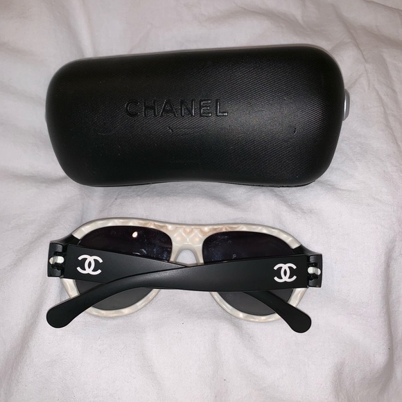 Chanel Vintage Rubber Sunglasses - Picture 2 of 7